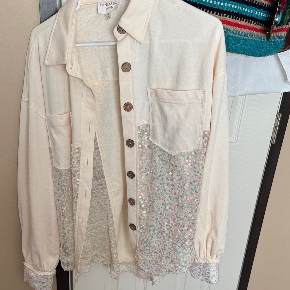 Fantastic fawn sparkle cardigan